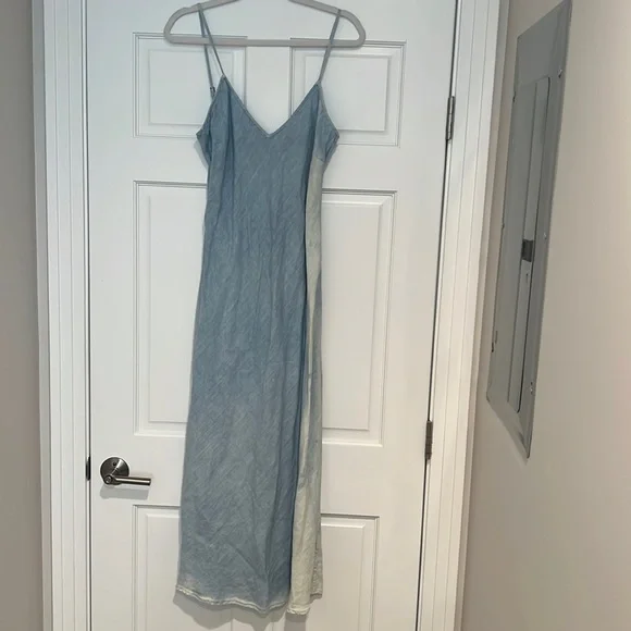 EUC Mara Hoffman Zoya Dress in Indigo Dye Sz S - Picture 2 of 6